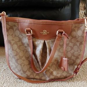 Coach bag. Cross body or like a bucket purse